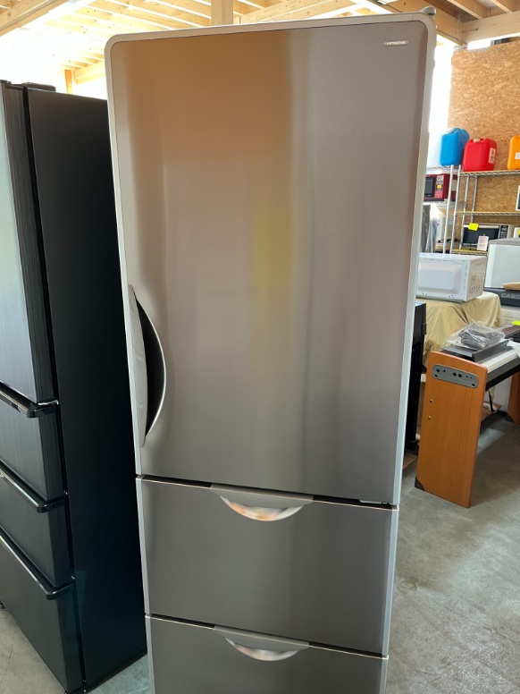 日立（HITACHI）3ドアノンフロン冷凍・冷蔵庫 R-K370EV 2014年製 